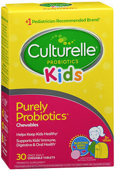 Culturelle, Kids Purely Probiotics, Berry Flavor 30 Chews