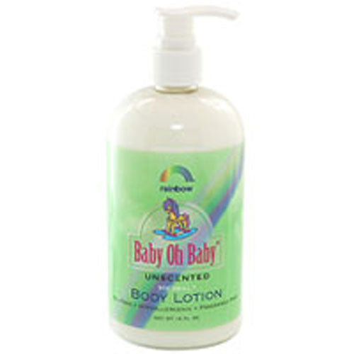 Baby Oh Baby Body Lotion Unscented 16 OZ By Rainbow Research