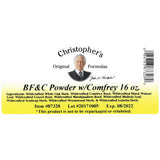 Dr. Christophers Formulas, BF and C Powder, 16 oz