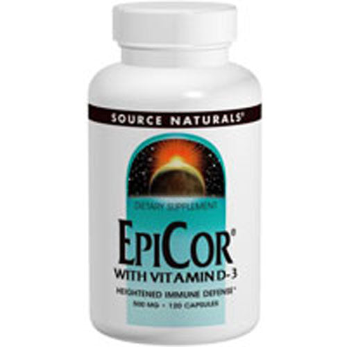 Epicor with Vitamin D-3 60 caps By Source Naturals