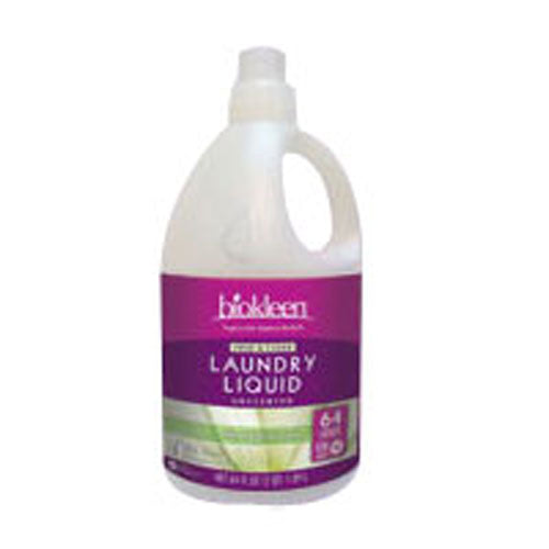 Bio Kleen, Free and Clear Laundry Liquid, 64 Oz