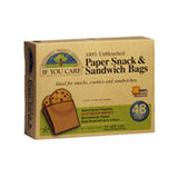 Paper Snack and Sandwich Bags 48 Count by If You Care