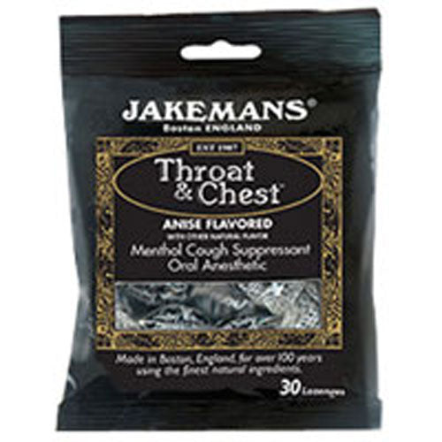Throat And Chest Lozenges Anise 30 ct By Jakemans