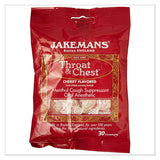 Throat And Chest Lozenges Cherry Menthol 30 ct By Jakemans