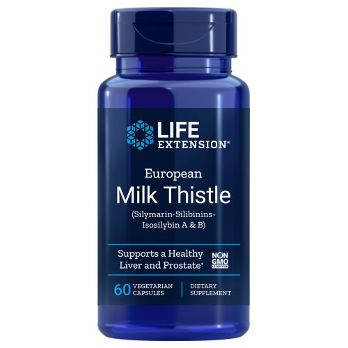 Certified European Milk Thistle 60 Vcaps By Life Extension