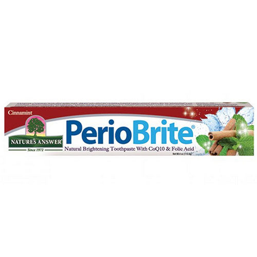 Nature's Answer, Perio Brite Toothpaste, Cinnamint 4 OZ