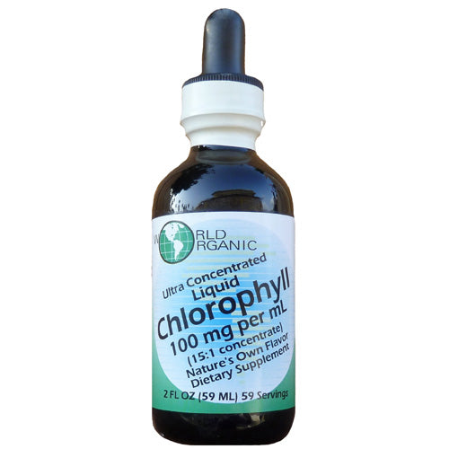 Ultra Concentrated Liquid Chlorophyll 2 OZ By World Organics