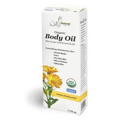 Organic Body Oil 2 Oz By Wallys Natural Products