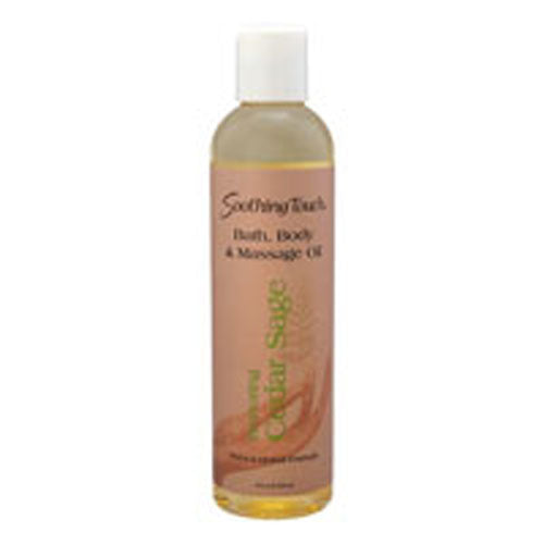 Soothing Touch, Bath & Body Massage Oil, Cedar Sage 8 oz