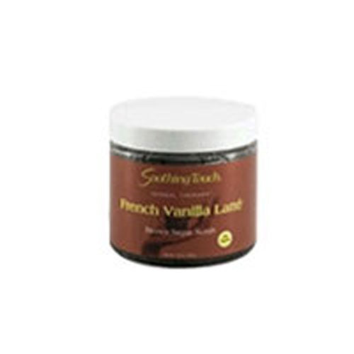Brown Sugar Scrub French Vanilla 16 oz By Soothing Touch