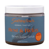 Brown Sugar Scrub Rest And Relax 16 oz By Soothing Touch