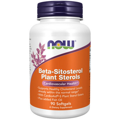 Beta-Sitosterol Plant Sterols 90 SOFTGELS By Now Foods