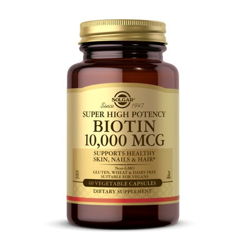 Biotin 60 Veg Caps By Solgar