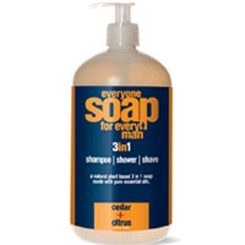 Everyone Soap For Men Cedar and Citrus 32 OZ by EO Products