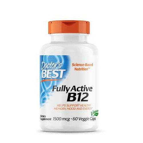 Fully Active B12 60 vcaps By Doctors Best