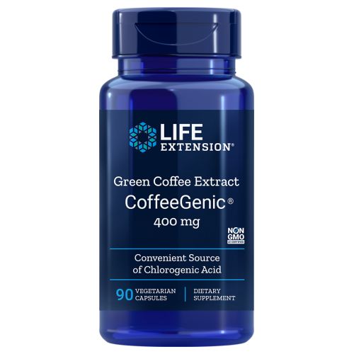 CoffeeGenic Green Coffee Extract 90 vcaps By Life Extension
