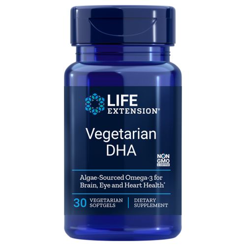 Vegetarian Sourced DHA 30 vsgels By Life Extension