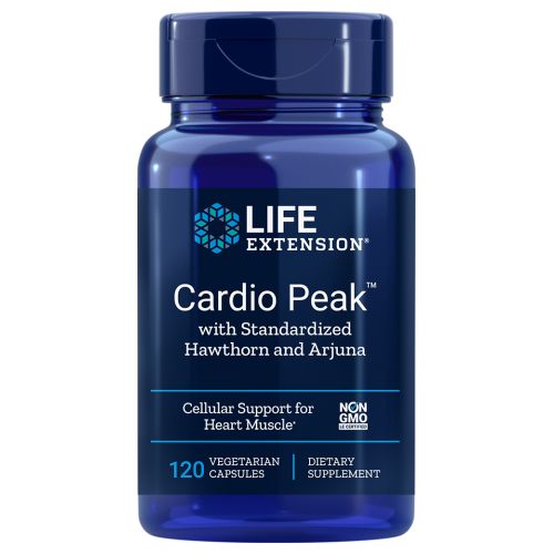 Cardio Peak with Standardized Hawthorn and Arjuna 120 vcaps By Life Extension