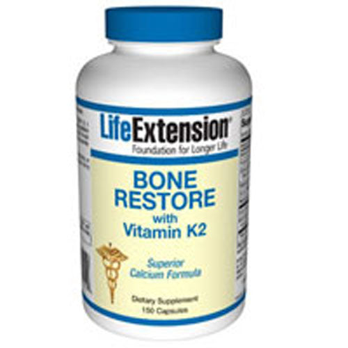 Bone Restore with Vitamin K2 120 Caps By Life Extension