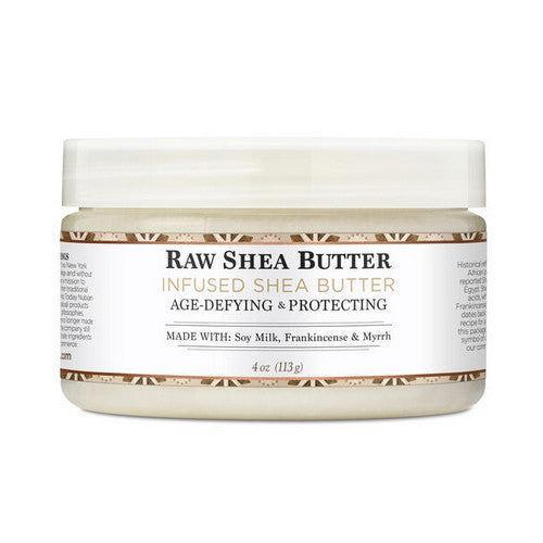 Raw Shea Butter Infused With Frankincense and Myrrh 4 OZ By Nubian Heritage