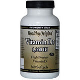 Vitamin D3 360 Soft Gels by Healthy Origins