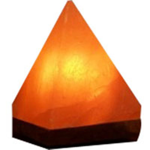 Himalayan Salt Pyramid Lamp 1 CT By Aloha Bay