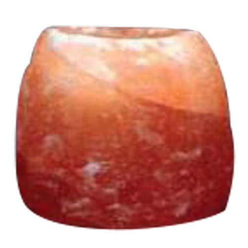 Himalayan Salt Crystal Candle Holder Large 3.5 inches By Aloha Bay