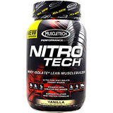 Nitro Tech Performance Series Whey Isolate Vanilla 2 lbs by Muscletech