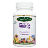Paradise Herbs, Panax Red Ginseng, 60 vcaps