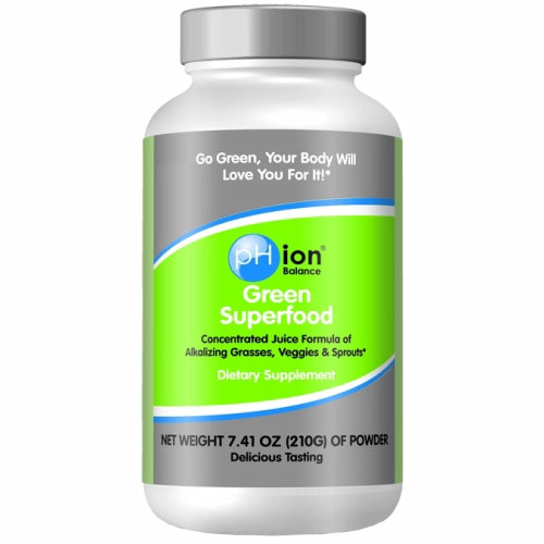 pHion Balance, Green Superfood Concentrated Juice Formula Powder, 7.41 oz