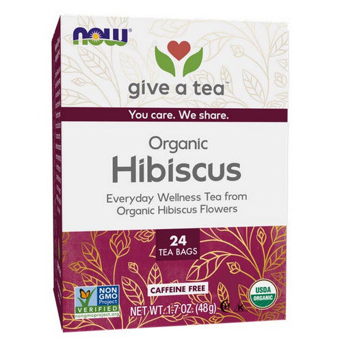 Now Foods, Organically Hip Hibiscus Tea, 24 bags