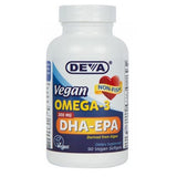 Omega-3 Vegan DHA-EPA High Potency 90 SOFTGELS By Deva Vegan Vitamins
