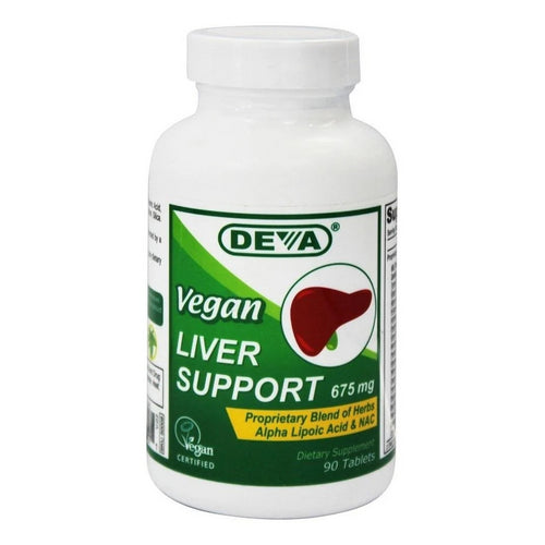 Vegan Liver Support 90 TABS By Deva Vegan Vitamins