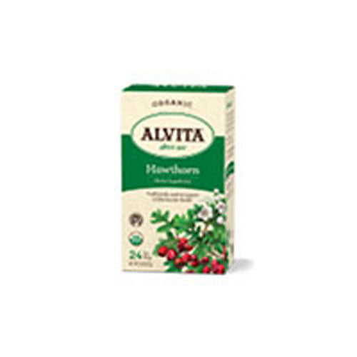 Organic Herbal Tea Hawthorn Berry 24 BAGS By Alvita Teas