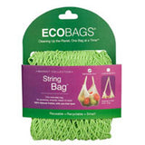 String Bag Tote Handle Natural Cotton Storm Blue 1 BAG By Eco Bags
