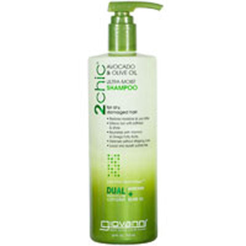 2chic Avocado and Olive Oil Ultra-Moist Shampoo 1.5 OZ By Giovanni Cosmetics