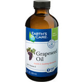 Earth's Care, Grape Seed Oil 100% Pure and Natural, 8 OZ