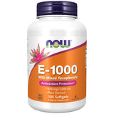 E-1000 - 100% Natural Mixed Tocopherols 100 SOFTGELS By Now Foods