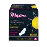 Maxim Hygiene Pads with Wings Regular 10 count By Maxim Hygiene Products