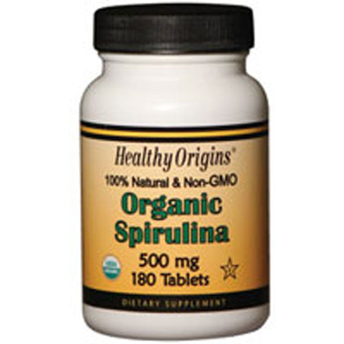 Spirulina 180 Tabs By Healthy Origins