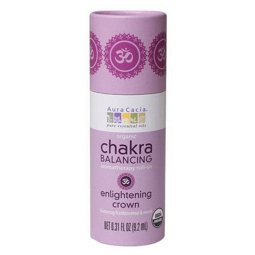 Chakra Balancing Aromatherapy Roll On Enlightening Crown 0.31 oz By Aura Cacia