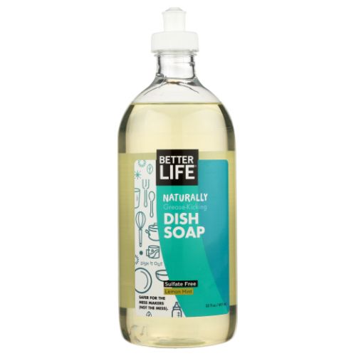 Better Life, Natural Liquid Dish Soap Clary Dish It Out, Sage and Citrus 22 oz