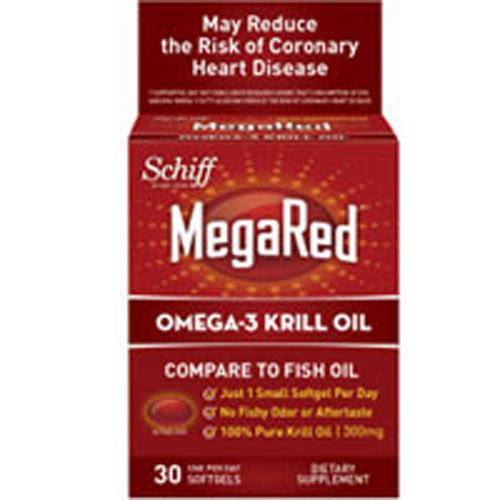 Schiff/Bio Foods, Mega Red, 300 mg, 30 Soft gels