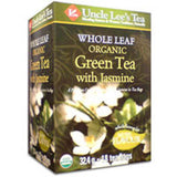 Uncle Lees Teas, Organic Whole Leaf Jasmine Green Tea, 18 Bags