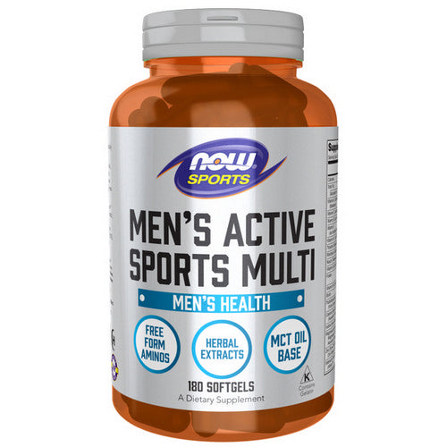 Men's Active Sports Multi 180 sgels By Now Foods