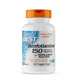 Doctors Best, Benfotiamine 150 + Alpha-Lipoic Acid 300, 60 Vcaps