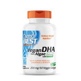 Doctors Best, Vegan DHA, 200 mg, 60 Veggie Soft Gels