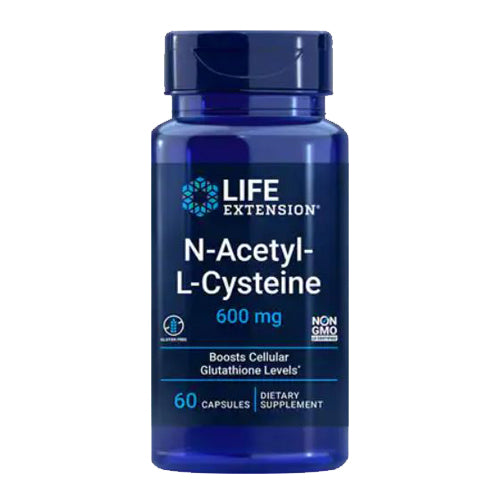 Life Extension, N-Acetyl-L-Cysteine, 600 mg, 60 Vcaps