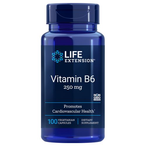 Life Extension, Vitamin B6, 250 mg, 100 Vcaps
