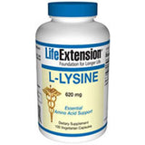 Life Extension, L-Lysine, 620 mg, 100 Vcaps